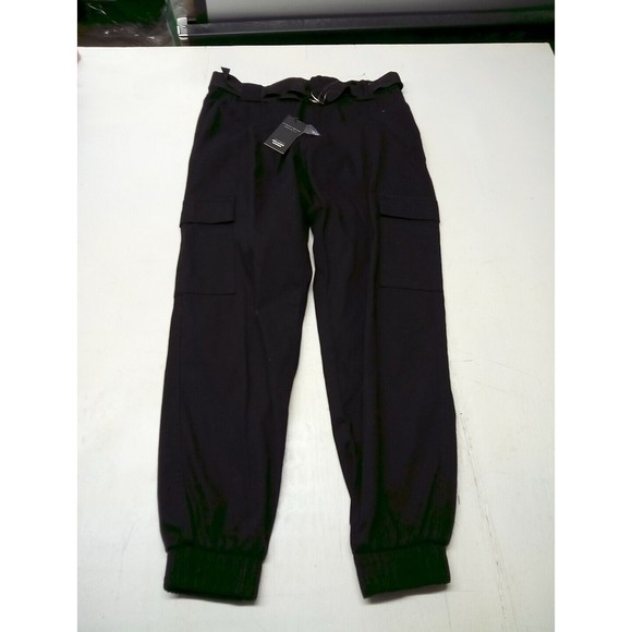 NWT Streetwear Society Women Black Relaxed Cargo Pants Size Large - Picture 1 of 2
